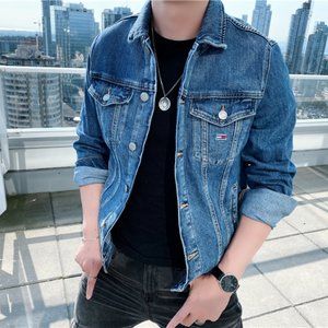 S M Tommy Hilfiger Jeans 78F0882 495 Denim Jacket NWT
